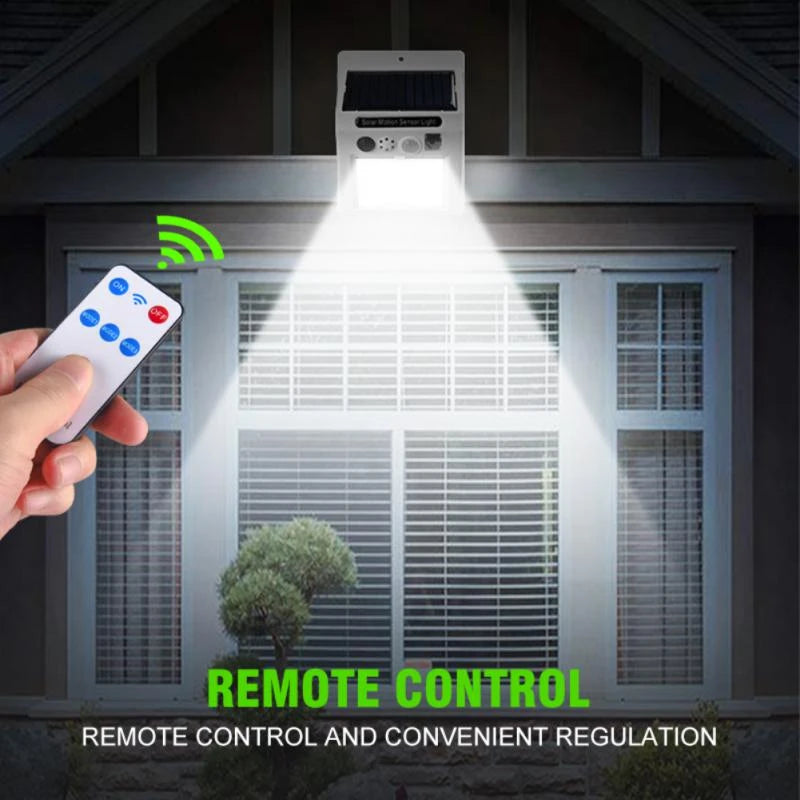 Security Alarm Solar Light with remote control