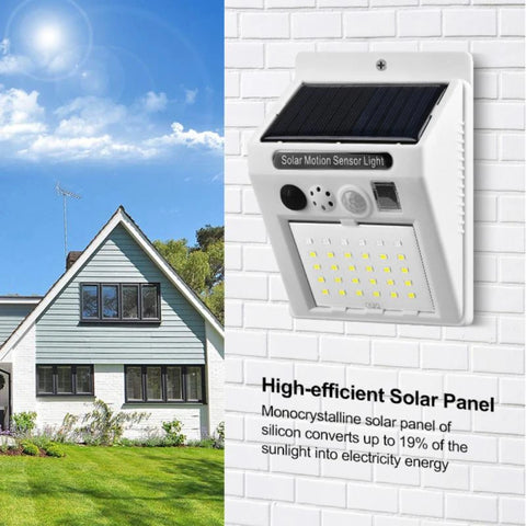 Security Alarm Solar Light with remote control