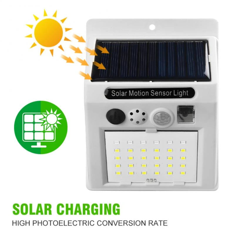 Security Alarm Solar Light with remote control