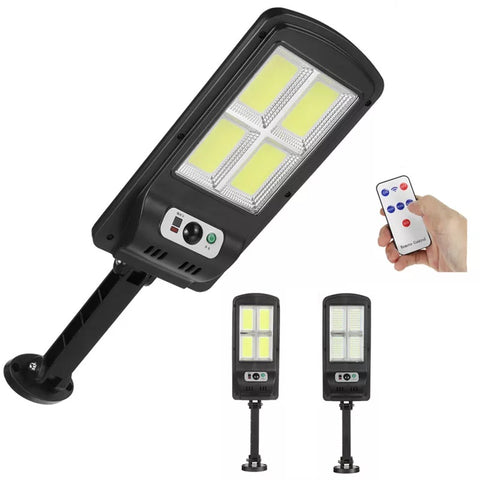 Solar Power Motion Sensor Wall Lamp Street Laght With Remote.