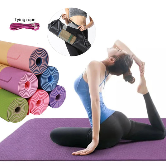 Yoga Mat Anti-skid Sports Fitness Mat Thick Comfort Foam yoga matt for Exercise Non-slip Mat Yoga Sports Fitness Gymnastics