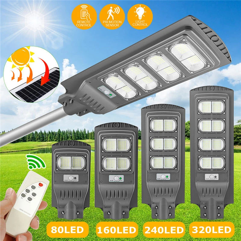 Ip Solar Light Solar Panel Waterproof IP65 Remote Control Solar Light 60W 120W PIR Mo ...