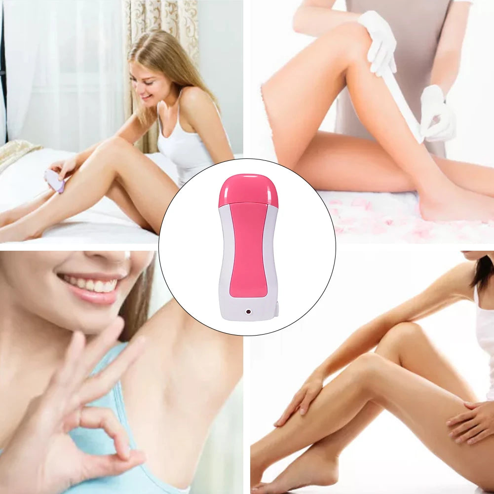 Depilatory Wax Cream Heater Waxing Hot Cartridge Hair Removal Roller Wax Warmer Equipment Tool