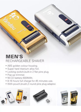 Yandou Executive Rechargeable Shaver - Yandou Model SV-W 301U