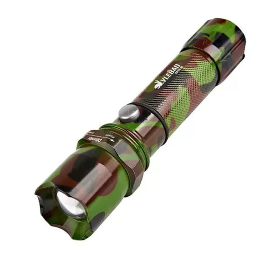 Super Tactical Heavy Duty LED Zoomable powerful led Rechargeable Flashlight