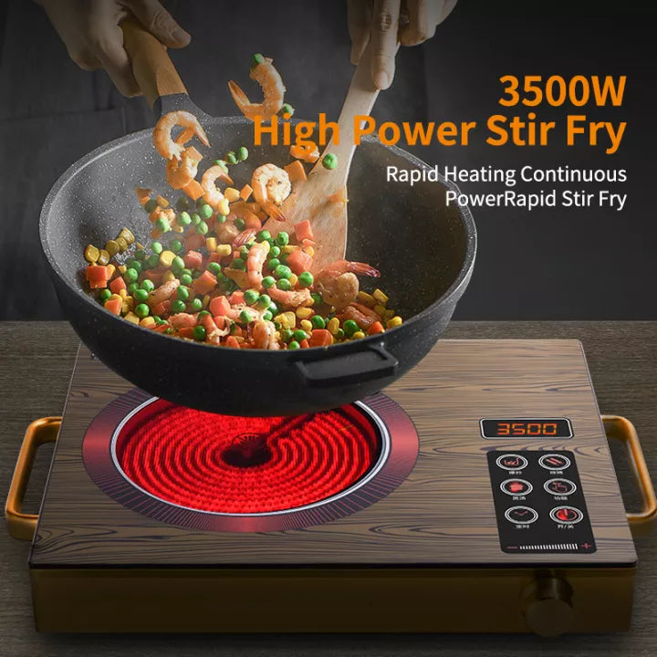 Multifunction Silver Crest Gold Electric Ceramic Stove Electric Infrared Cooker Induction Cookers