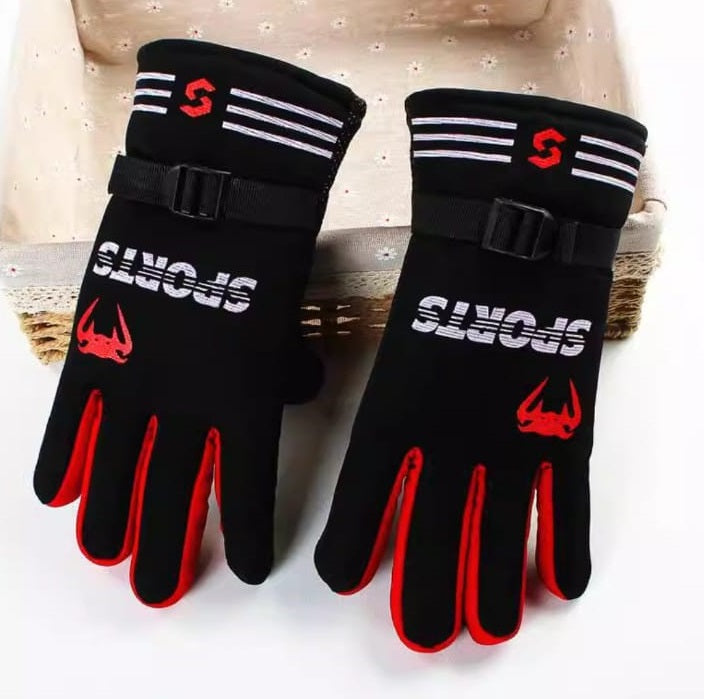Outdoor Winter Gloves Waterproof Moto Thermal Fleece Lined Resistant Touch Screen Non-slip Motorbike Riding