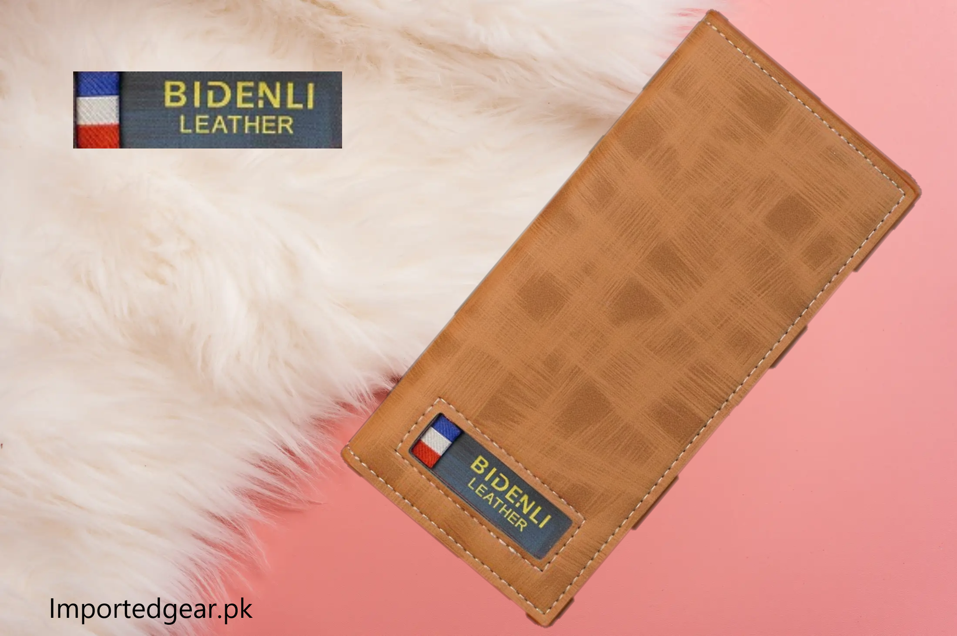 BIDENLI Leather Wallet for Men Women with Card Holder