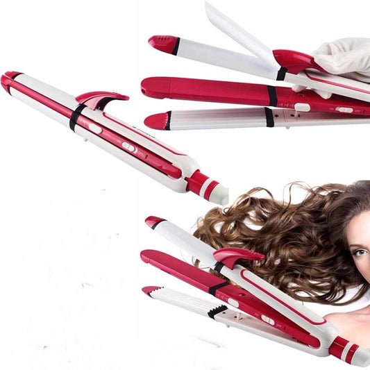 Shinon 3 In 1 Professional Electric Hair Straightener - Buy Hair Straightener, Curler & Dryer Online
