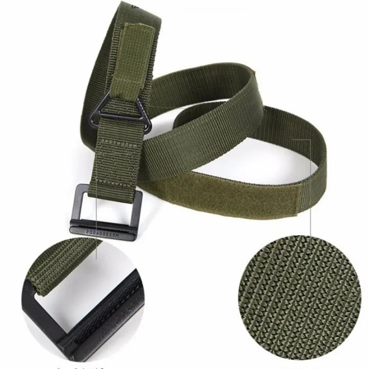 Tactical nylon belt Black tactical belt outdoor multifunctional canvas belt Outdoor