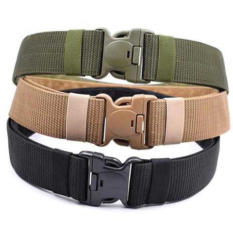 Tactical nylon belt Black tactical belt outdoor multifunctional canvas belt Outdoor