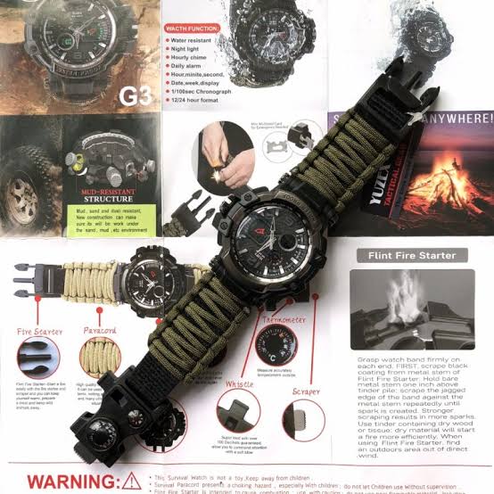 Men Sports Watches Compass LED Digital Watch Men Outdoor Survival Military Waterproof Quartz Wristwatches Relogio Masculino