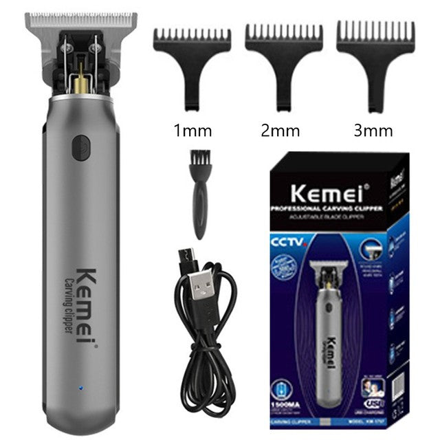 Kemei KM-1757 Hair Trimmer Rechargeable Hair Clipper Hair Cut Machine Beard