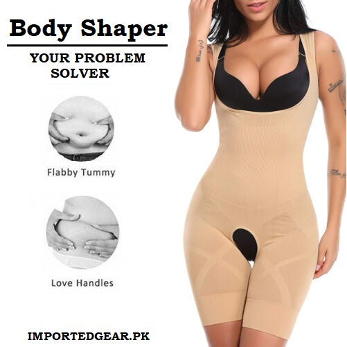 Bodysuit Shapewear Full Body Shaper Waist Trainer Women Abdomen Shapers Slimming Sheath Seamless Corset Slim Tops Thign Slimmer