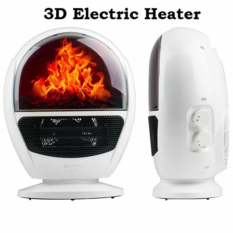 Electric Heater Floor Warm Heater 3D Flame Simulation for Winter Household Energy