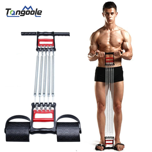 3 in 1 Chest Expander 5 Springs Strength Training Chest Expander Multifunctional Muscle Pull Exerciser Training Device